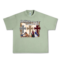 Oil Green Christmas Begins With Christ Urban Heavy Tee - Bettercallsaul
