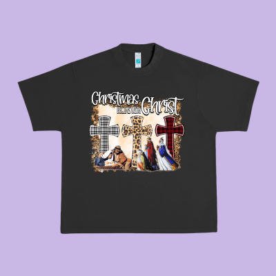 Christmas Begins With Christ Urban Heavy Tee Designed By Bettercallsaul