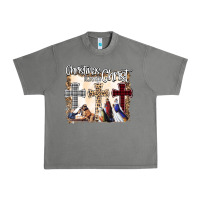 Tornado Christmas Begins With Christ Urban Heavy Tee - Bettercallsaul