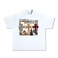 White Christmas Begins With Christ Urban Heavy Tee - Bettercallsaul