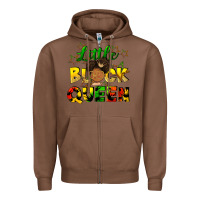 Chestnut Little black queen Zipper Hoodie - FaDigitalArtStudio
