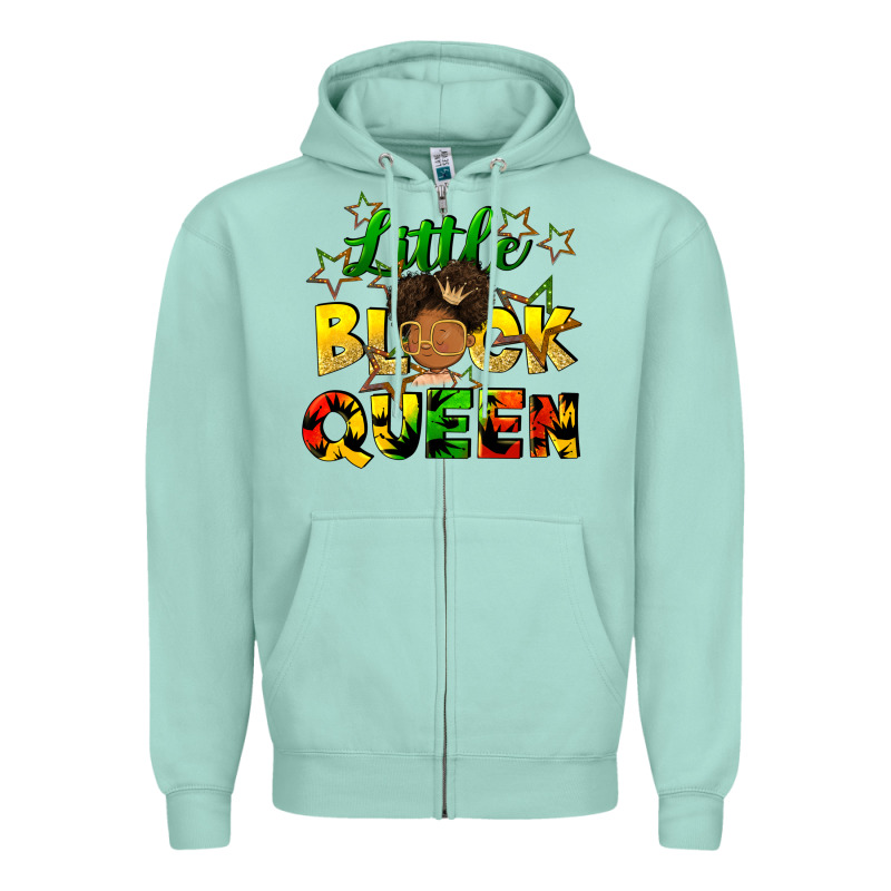 Little Black Queen Zipper Hoodie by FaDigitalArtStudio | Teevron