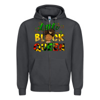 Smoke Little black queen Zipper Hoodie - FaDigitalArtStudio