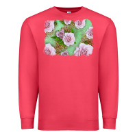 Cardinal Pink Roses Background Premium Sweatshirt - LillyAllenDesigns