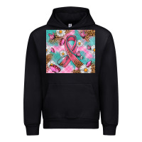 Black Breast Cancer Ribbon Stethoscope Urban Hoodie - Artiststas