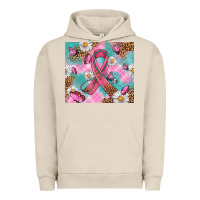 Pigment French Oak Breast Cancer Ribbon Stethoscope Urban Hoodie - Artiststas