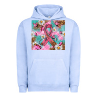 Pigment Grape Ice Breast Cancer Ribbon Stethoscope Urban Hoodie - Artiststas