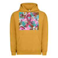 Pigment Peanut Butter Breast Cancer Ribbon Stethoscope Urban Hoodie - Artiststas