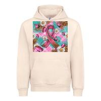 Sandshell Breast Cancer Ribbon Stethoscope Urban Hoodie - Artiststas