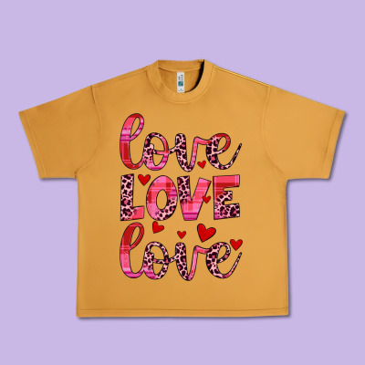 Love Valentines Day Urban Heavy Tee Designed By Jahusdesignshop