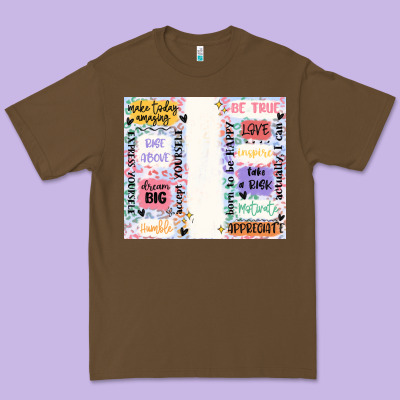 Positive Affirmation Premium Tee Designed By Maliassmallbusiness