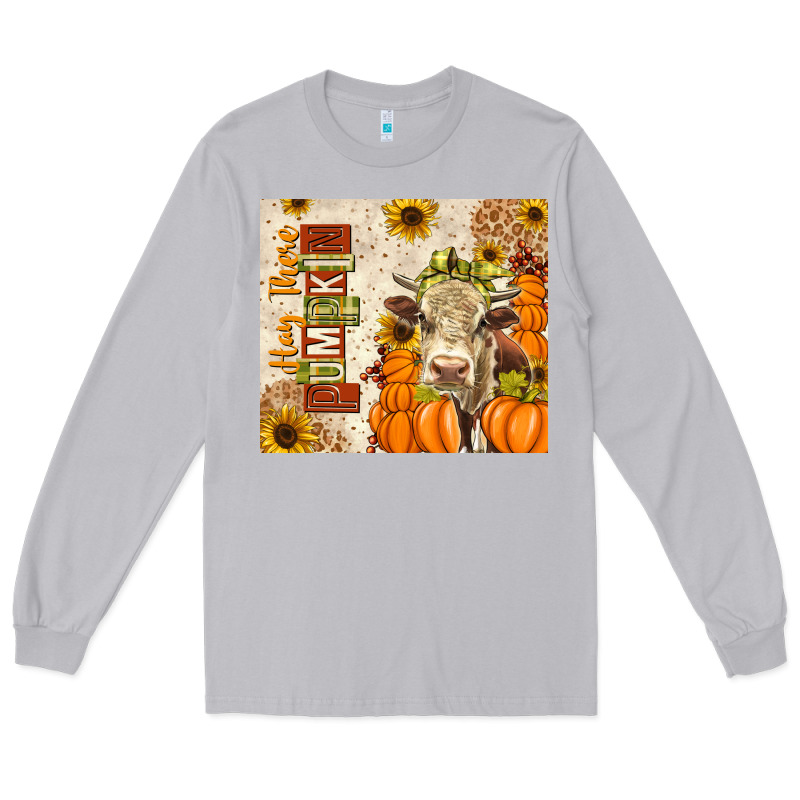 Fall Hay There Pumpkin Long Sleeve Tee by texasbilliewilder | Teevron