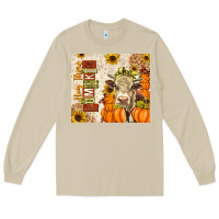 Mushroom Fall Hay There Pumpkin Long Sleeve Tee - texasbilliewilder