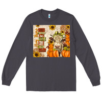 Smoke Fall Hay There Pumpkin Long Sleeve Tee - texasbilliewilder