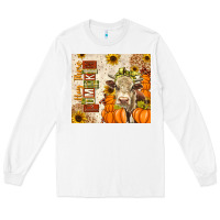 White Fall Hay There Pumpkin Long Sleeve Tee - texasbilliewilder