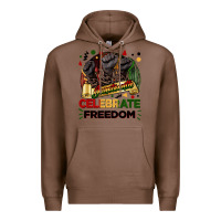 Chestnut Juneteenth celebrate freedom Premium Hoodie - FaDigitalArtStudio
