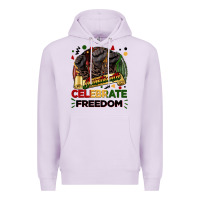 Lilac Juneteenth celebrate freedom Premium Hoodie - FaDigitalArtStudio