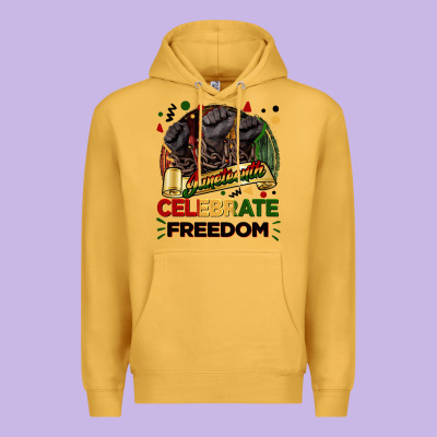 Juneteenth Celebrate Freedom Premium Hoodie Designed By Fadigitalartstudio