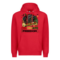 Red Juneteenth celebrate freedom Premium Hoodie - FaDigitalArtStudio