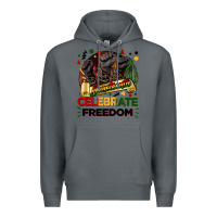 Rock Juneteenth celebrate freedom Premium Hoodie - FaDigitalArtStudio