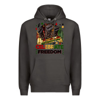 Smoke Juneteenth celebrate freedom Premium Hoodie - FaDigitalArtStudio