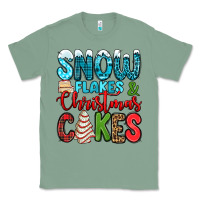Sage snow flakes and Christmas cakes Classic Tee - Jasminsmagicworld
