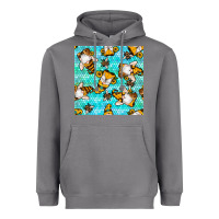 Storm honey bee gnomes seamless pattern Heavyweight Hoodie - BundleAndBundleShop