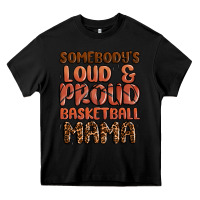 Black somebodys loud and proud basketball mama Heavy Core Tee - MaliasSmallBusiness