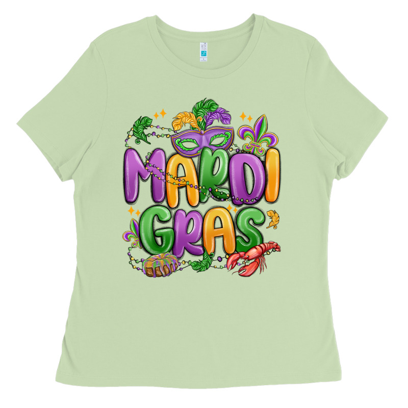 Mardi Gras Ladies Tee by MaliasSmallBusiness | Teevron