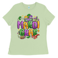 Matcha mardi gras Ladies Tee - MaliasSmallBusiness