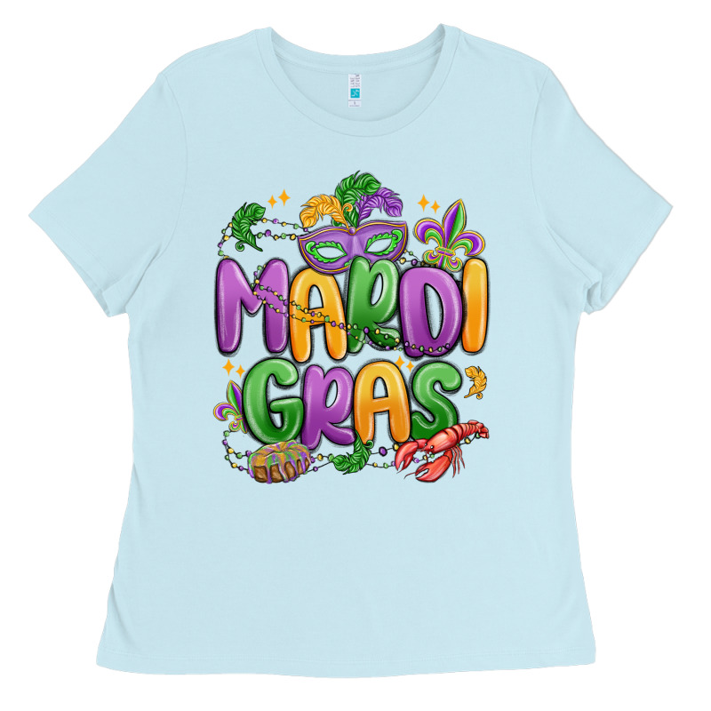 Mardi Gras Ladies Tee by MaliasSmallBusiness | Teevron