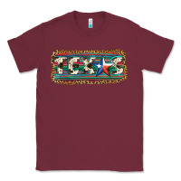 Burgundy Texas Classic Tee - JahusDesignShop