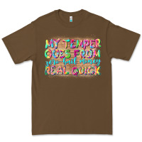 Cacao my temper goes from zerobail money real quick Premium Tee - NancyCooperArtShop