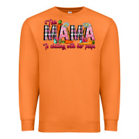 Carrot This Mama Is Chilling With Her Peeps Premium Sweatshirt - CowhideDigitalArt