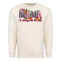 Sandshell This Mama Is Chilling With Her Peeps Premium Sweatshirt - CowhideDigitalArt
