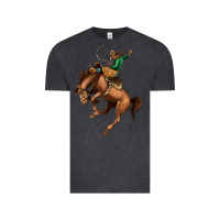 Vintage Black Bucking Bronco Rodeo Vintage Tee - Bettercallsaul