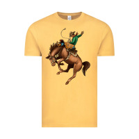 Vintage Mustard Bucking Bronco Rodeo Vintage Tee - Bettercallsaul