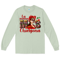 Matcha La mama mos Chingona Long Sleeve Tee - NancyCooperArtShop
