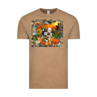 Vintage Coffee Fall baby cow Vintage Tee - RanaPortraitStore