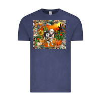 Vintage Denim Fall baby cow Vintage Tee - RanaPortraitStore