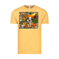 Vintage Mustard Fall baby cow Vintage Tee - RanaPortraitStore