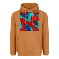 Meerkat american flag stripes seamless pattern Heavyweight Hoodie - BundleAndBundleShop
