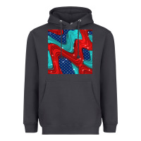 Smoke american flag stripes seamless pattern Heavyweight Hoodie - BundleAndBundleShop