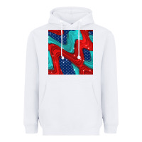 White american flag stripes seamless pattern Heavyweight Hoodie - BundleAndBundleShop