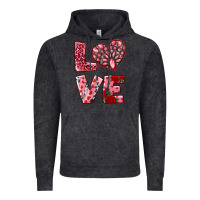 Vintage Black love  with pink gemstone Vintage Hoodie - RanaPortraitStore