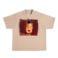 Merry Christmas You Filthy Animal Urban Heavy Tee | Teevron