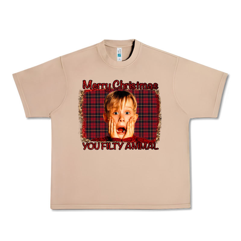 Merry Christmas You Filthy Animal Urban Heavy Tee by Bettercallsaul | Teevron