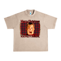 French Oak Merry Christmas You Filthy Animal Urban Heavy Tee - Bettercallsaul