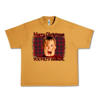 Peanut Butter Merry Christmas You Filthy Animal Urban Heavy Tee - Bettercallsaul