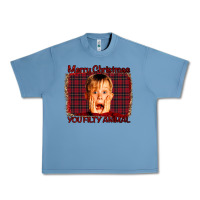 Pebble Blue Merry Christmas You Filthy Animal Urban Heavy Tee - Bettercallsaul